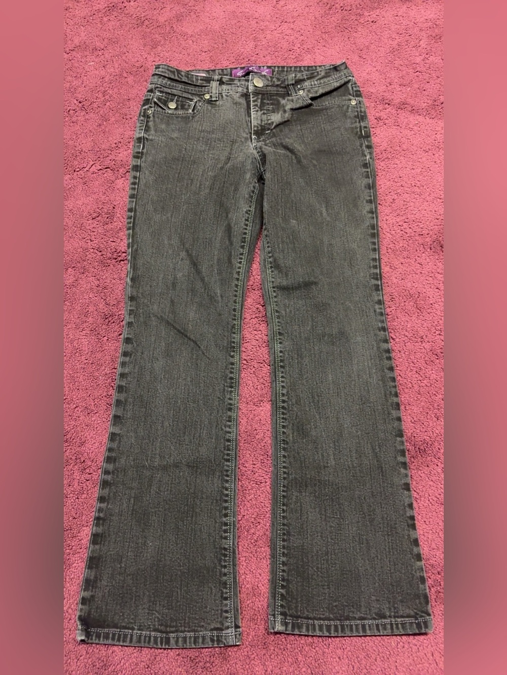 Gloria Vanderbilt Gray Flare Jeans